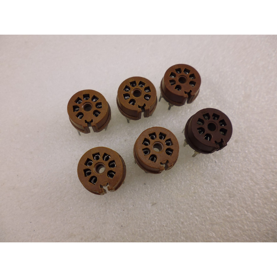 6個セット MT管用真空管ソケット 7PIN ( ZHW-ETC-717 ) | 高品質