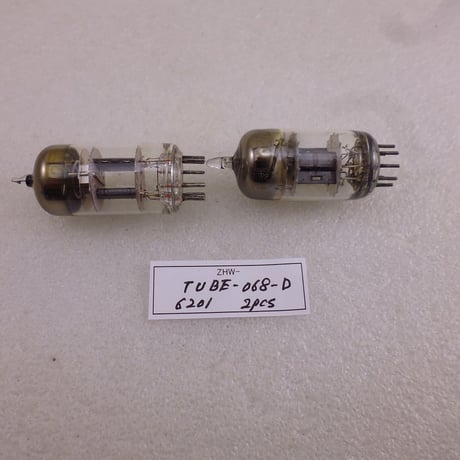 2本組 真空管 6201 メーカー不明 中古 青箱 ( ZHW-TUBE-068-D )
