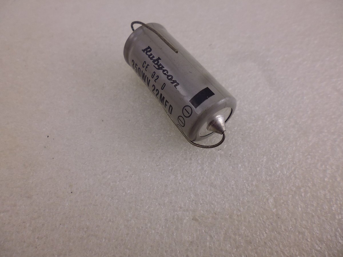 4個セット チューブラ電解コンデンサ 22uF- 315V RUBYCON ( ZHW-E