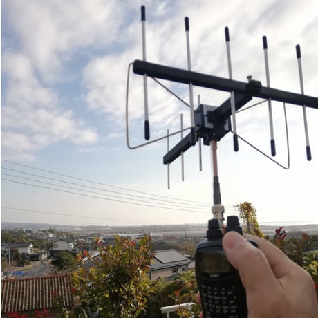 1200MHz 5ele TWIN DELTA LOOP YAGI アンテナ  BNC TYPE ( ZHW-HAM-208 )