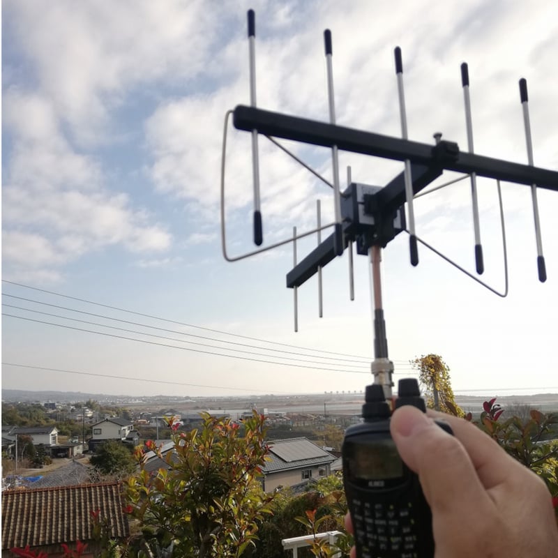 1200MHz 5ele TWIN DELTA LOOP YAGI アンテナ BNC TYP