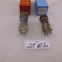 2本組 真空管 12AU7 東芝（元箱 ) & TEN ( 青箱 ) 中古 ( ZHW-TUBE-009-A )
