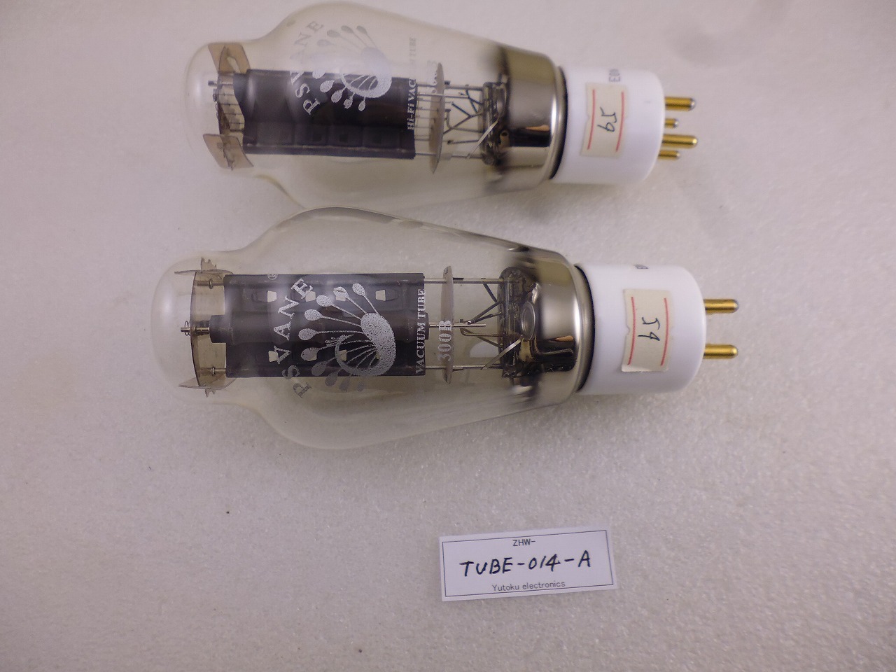 マッチドペア（2本組）PSVANE 300B 真空管 白座 ( ZHW-TUBE-014-A