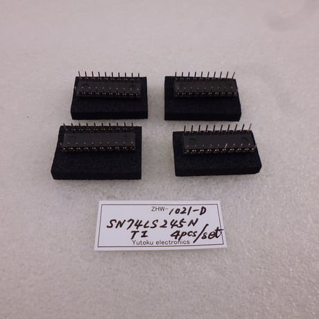 4個セット  TTL IC SN74LS245N  TI  ( ZHW-1021-D )