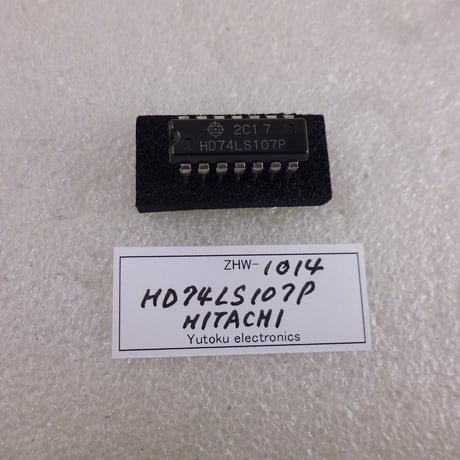 TTL IC HD74LS107P  HITACHI ( ZHW-1014 )