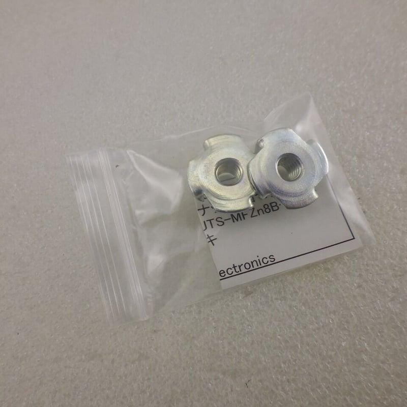 2個セット（三脚ネジ取付用） 1/4 W 爪付きTナット (ZHW-836