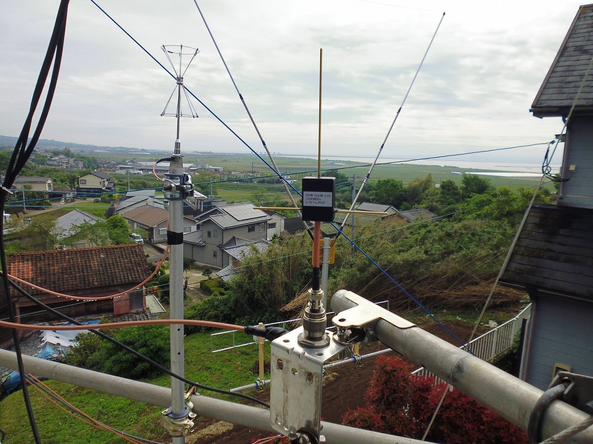 21MHz 5/8λ　GPアンテナ　箱入り未開封　 未使用 21MHz 5/8λ GPアンテナ 箱入り未開封 未使用