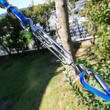 ステンレス製ターンバックル 90mm M6用 両フックタイプ ( ZHW-698 )