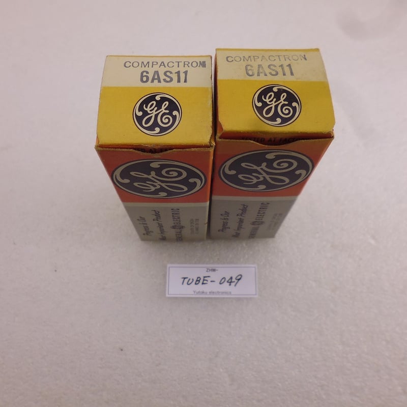 真空管 2本組 GE 6AS11 (元箱付) ( ZHW-TUBE-049 ) | 高品質