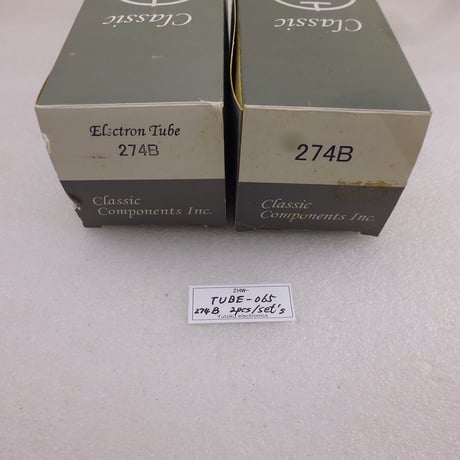 2本組 真空管 274B Classic Components Inc.製 ( 元箱付 ）( ZHW-TUBE-065 )