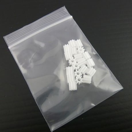 20個セット  モジュール 0.5  /  歯数8 ピニオン  軸径Φ2.0 ( ZHW-TOY-005 )