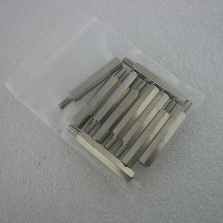 10本セット  M3×25+6  オス-メス  金属六角スペーサー   ( ZHW-408 )