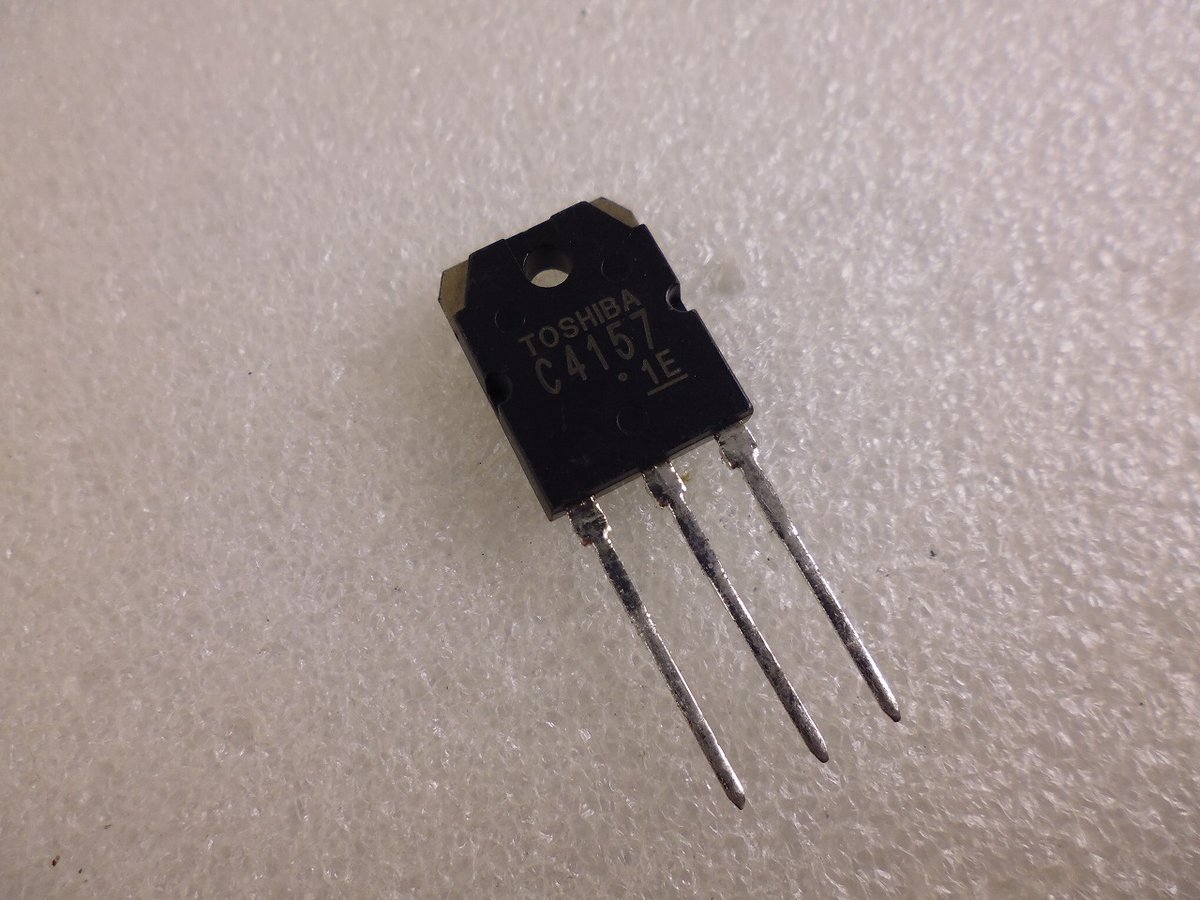 長期在庫品 2SC4157 東芝製トランジスタ ( ALINCO製 電源DM-330MV 修理