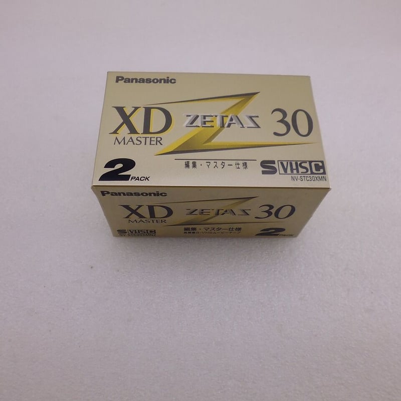 2個パック Panasonic S-VHS-C テープ ( ZHW-ETC-338 ) |