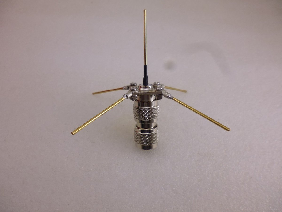 Handmade 1200MHz 1/4λ GP アンテナ KIT ( ZHW-HAM-1