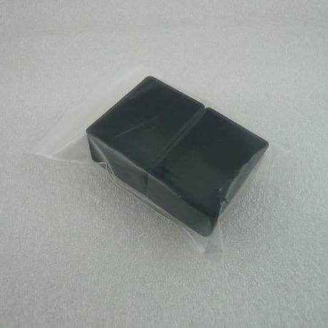 2個セット  36.5×26.5×16.5mm MINI PLASTIC CASE  色：黒 ( ZHW-381 )