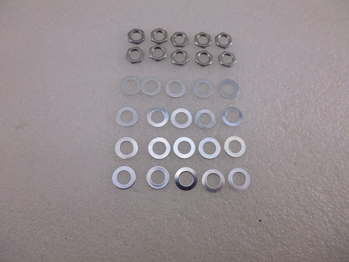 10個セット M7 ボリューム用ナット+ワッシャー ( ZHW-582 10個セット M7 ボリューム用ナット+ワッシャー ( ZHW-582