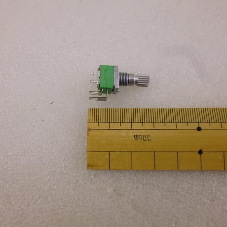 小型ボリューム 10KΩ B TYPE 2連 L脚  ( ZHW-926 )