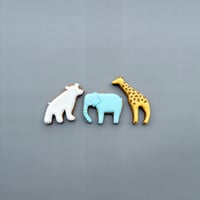 動物セット(シロクマ・ゾウ・キリン)