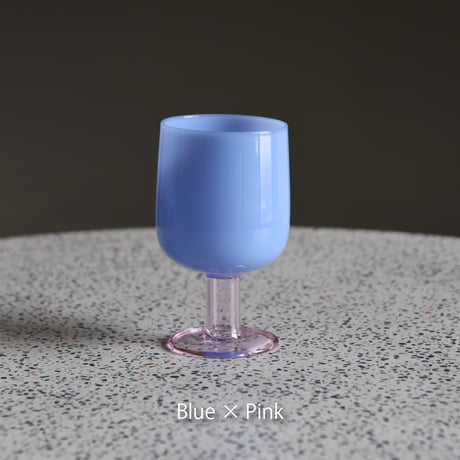 TWO TONE WINE GLASS amabro アマブロ ツートーン ワイングラス グラス 耐熱ガラス ガラス 食器 テーブルコーディネート コップ ディスプレイ スタッキング ギフト