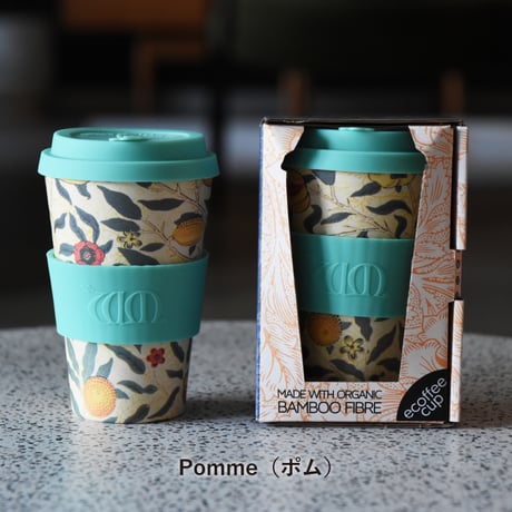 ecoffee cup 400ml エコーヒーカップ ウィリアムモリス コーヒー タンブラー サスティナブル テイクアウトカップ マイタンブラー マイカップ バンブー 竹 コップ ギフト プレゼント