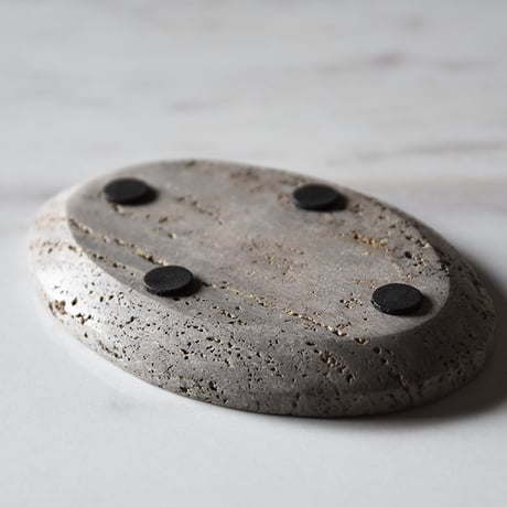 TRAVERTINE SOAP DISH amabro アマブロ トラバーチン トレー アクセサリートレイ 石鹸置き ソープディッシュ 小物入れ アクセサリートレイ ディスプレイ インテリア 天然石
