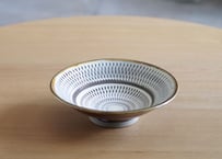 小鹿田焼（柳瀬晴夫窯）　7寸中深皿　Onta ware Onta-yaki Japanese pottery