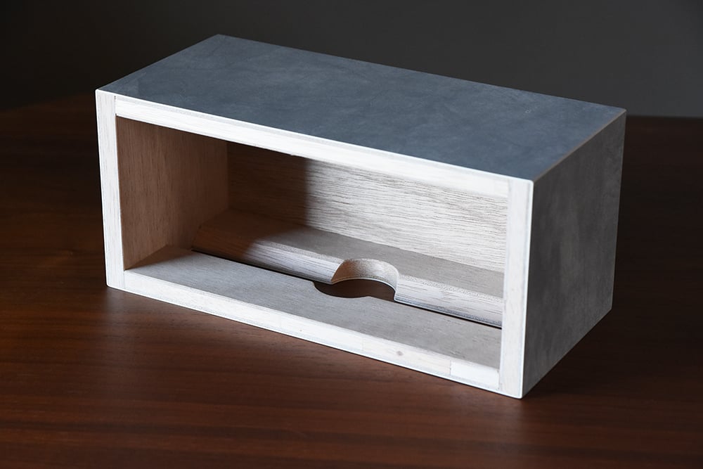 ペーパータオルホルダー Paper Towel Dispenser モルタル調 グレー