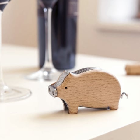 Piggy Corkscrew（ピギーコルクスクリュー・コルクスクリュー・ワインオープナー・小ブタ）