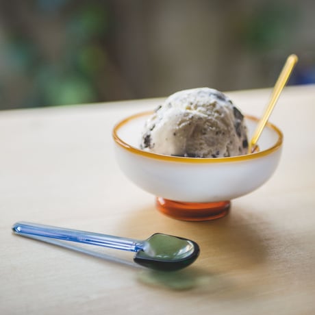 SNOW BOWL amabro アマブロ スノ―ボウル ミルクガラス デザートボウル 耐熱ガラス 電子レンジ可 食洗器可 かき氷 アイス 器 食器 緑 アンバー うつわ テーブルコーディネート