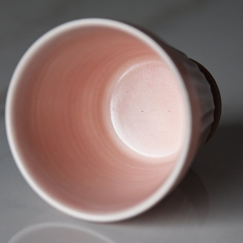 丹波焼 雅峰窯 ゴブレット ピンク｜Tamba Pottery gahougama goble