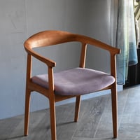【ショールーム展示品SALE】OMEGA Chair シキファニチア オメガチェア 椅子 アームチェア ブラックチェリー オイル仕上げ 無垢材  現品セール