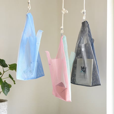 CONVENI BAG コンビニバッグ エコバッグ サブバッグ サスティナブル コンビニ袋 メッシュ ツートーン ツートン 買い物 ポリエステル PVC