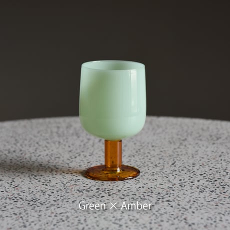 TWO TONE WINE GLASS amabro アマブロ ツートーン ワイングラス グラス 耐熱ガラス ガラス 食器 テーブルコーディネート コップ ディスプレイ スタッキング ギフト