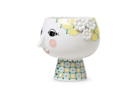 EVA flower pot【イエロー】（エヴァ フラワーポット・BJORN WIINBLAD ・ビヨン・ヴィンブラッド・花瓶）