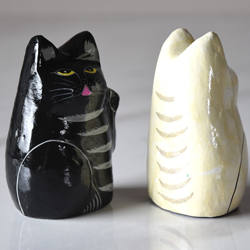 インドの招き猫 - PAPER MACHE CAT DOLL - amabro アマブロ まね