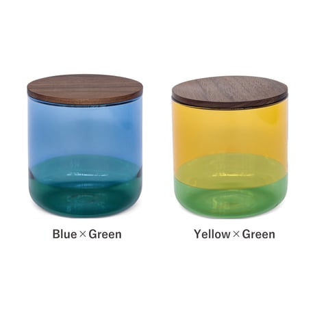 TWO TONE CANISTER【L】 amabro アマブロ ツートーンキャニスター ガラス キャニスター 保存容器 600cc 保存瓶 キッチン 調味料 コーヒー豆 お茶 砂糖 ギフト
