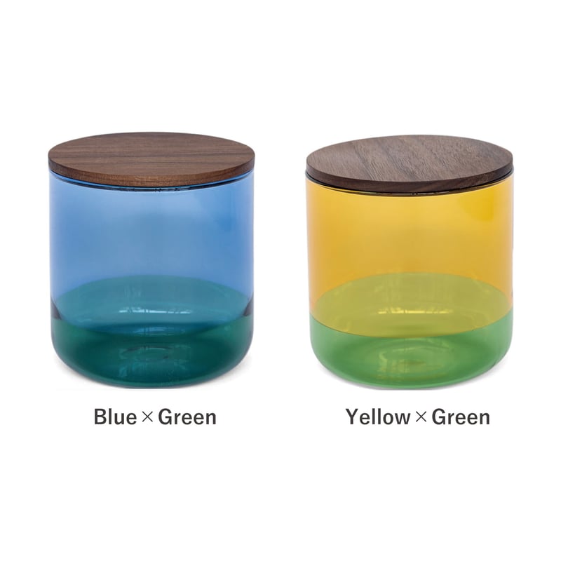 TWO TONE CANISTER【L】 amabro アマブロ ツートーンキャニスター ガラ