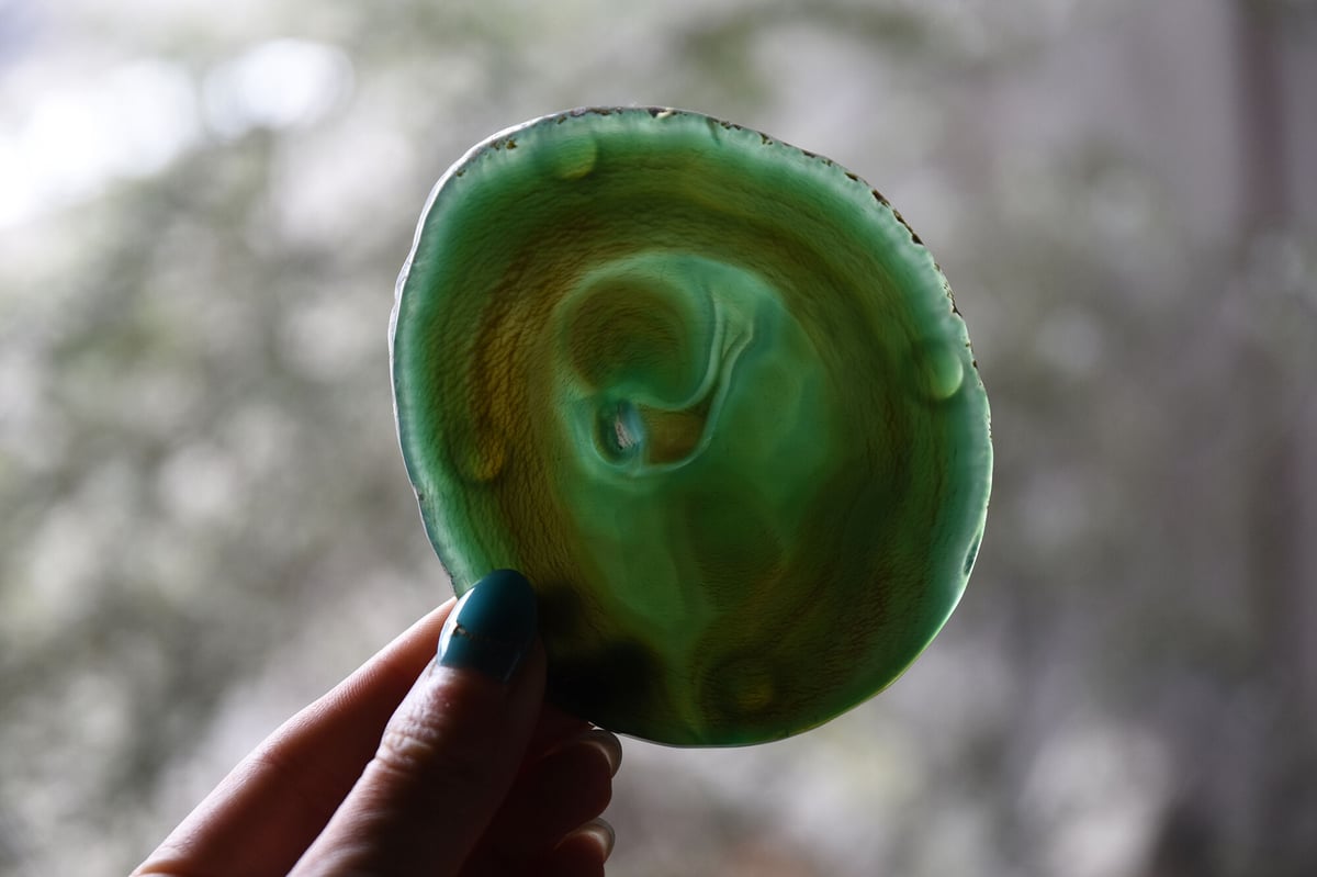 コクリコ クリスタルコースター ‪‪❤︎‬ CRYSTAL COASTER 【Green】amabro アマブロ クリスタルコースター 天