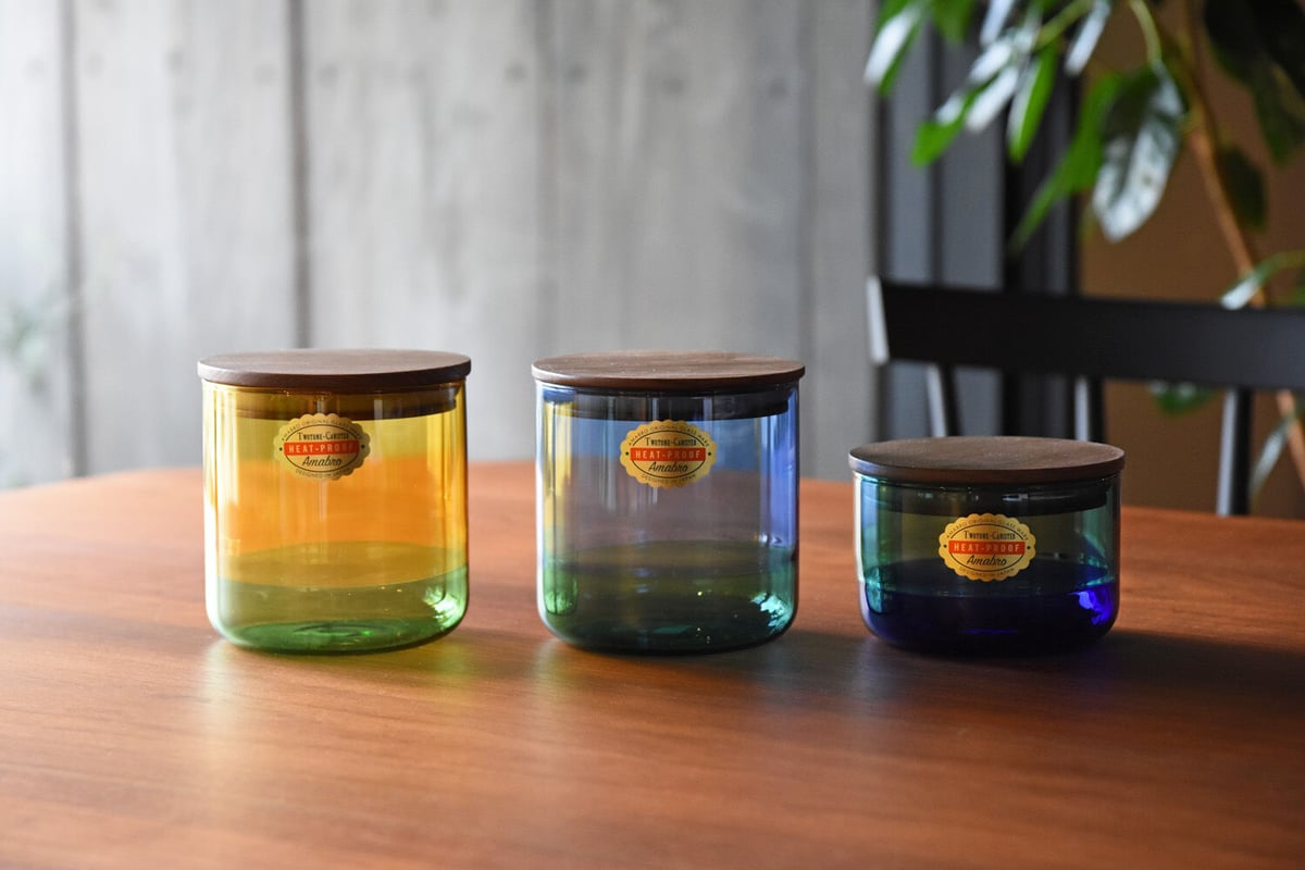 TWO TONE CANISTER【L】 amabro アマブロ ツートーンキャニスター ガラ