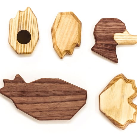 FABLEWOOD【THE DUCK】 ファブルウッド ダック 木のおもちゃ 知育玩具 ウッドトイ オブジェ マグネット ギフト プレゼント 出産祝い 誕生日祝い 男の子 女の子 1歳 2歳