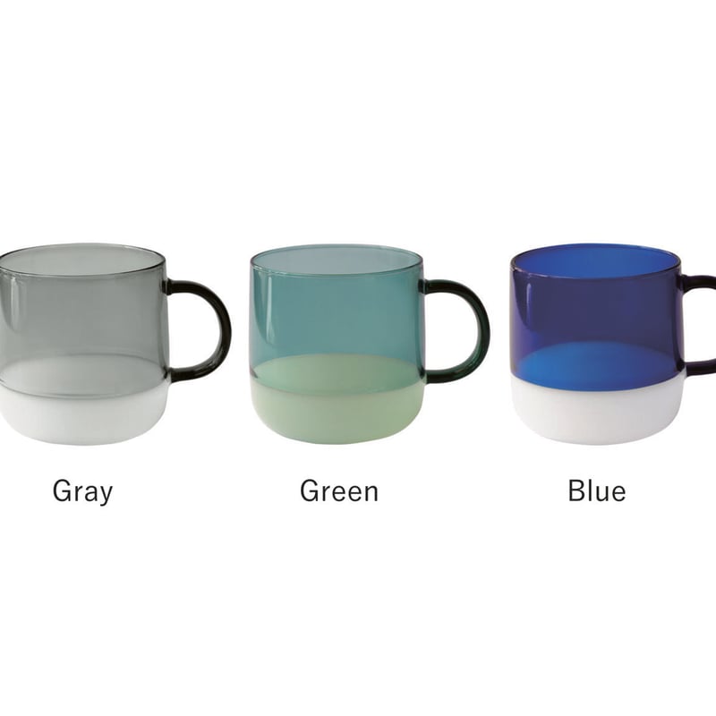 TWO TONE MUG amabro アマブロ ツートーンマグ ガラス マグカップ 耐熱