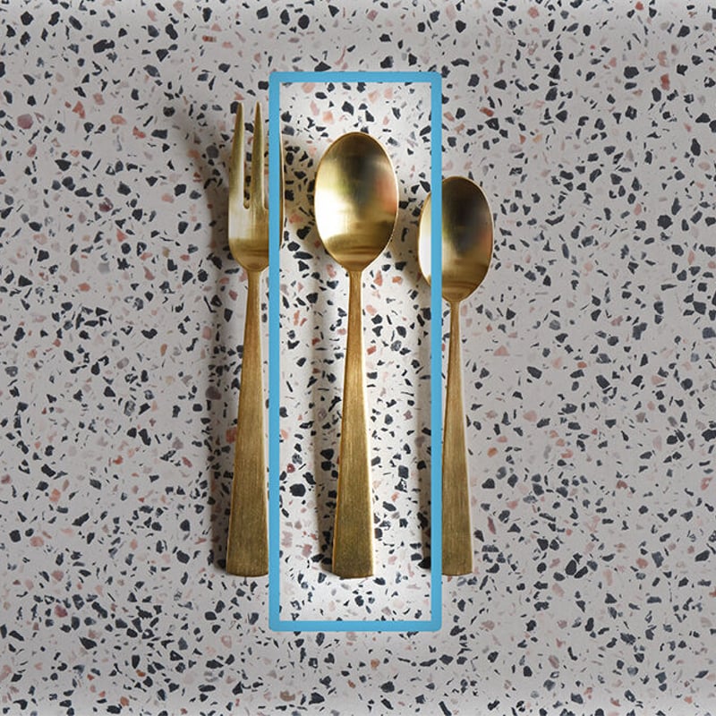 DAN ティースプーン GD カトラリー ダイニング ゴールド スプーン