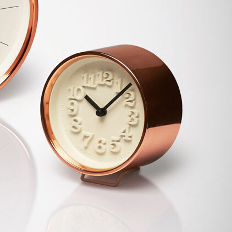 小さな時計 / 銅 【WR11-05】RIKI CLOCK 渡辺 力 レムノス Lemnos