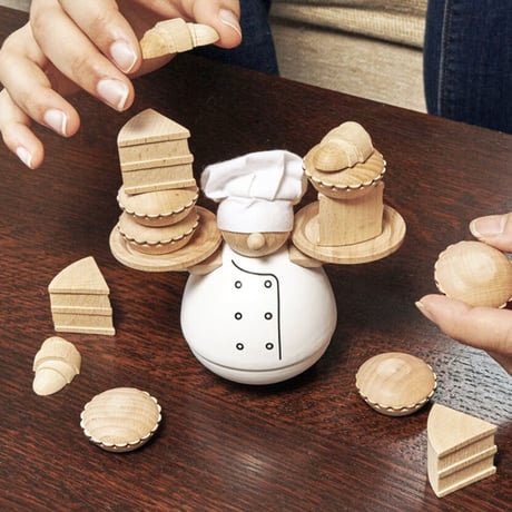 Balance The Baker バランスザベイカー バランスゲーム 木のおもちゃ 知育玩具 積み木 キッカーランド パン屋さん ギフト プレゼント 誕生日 お祝い 遊び 男の子 女の子