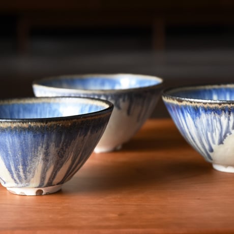 丹波焼 信凜窯 仲岡信人 彩色灰釉 ボウル 青｜Tamba pottery shinringama bowl 丼 どんぶり ボウル 茶碗 和食器 器 丹波立杭 焼き物 窯元 ギフト プレゼント