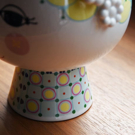 EVA flower pot【イエロー】エヴァ フラワーベース BJORN WIINBLAD ビヨン ヴィンブラッド 花瓶 花 北欧 デンマーク コペンハーゲン 女性 オブジェ 置物 飾り 黄色