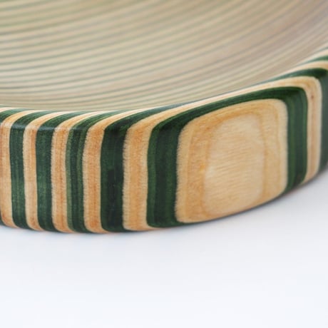 Wood Stripe Tray ウッド ストライプ トレイ 木 アクセサリートレイ キャッシュトレイ コイントレイ 小物入れ 雑貨 インテリア雑貨 ディスプレイ ギフト プレゼント 青 緑