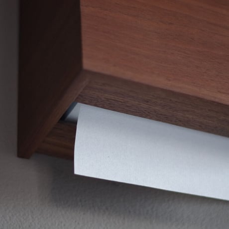 ペーパータオルホルダー Paper Towel Dispenser 天然木 ウォールナット 木製 木目 小判 中判 壁掛け ペーパータオル ケース ディスペンサー トイレ 洗面所 業務用 おしゃれ