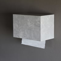 ペーパータオルホルダー Paper Towel Dispenser モルタル調 グレー モノトーン 小判 中判 壁掛け ペーパータオル ケース ディスペンサー トイレ 洗面所 業務用 おしゃれ 手拭き